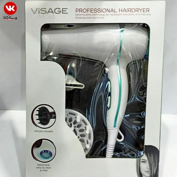 سشوار حرفه ای ویسیج مدل pro style htp800 visage