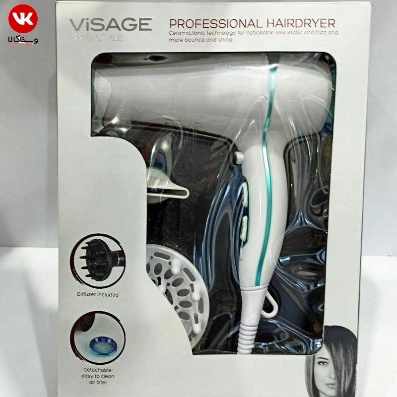 سشوار حرفه ای ویسیج مدل pro style htp800 visage