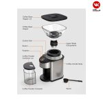 آسیاب قهوه اسبولی مدل SYCG-801D Sboly SYCG-801 Coffee Grinder