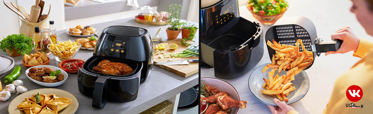 انواع غذا با سرخ کن بدون روغن