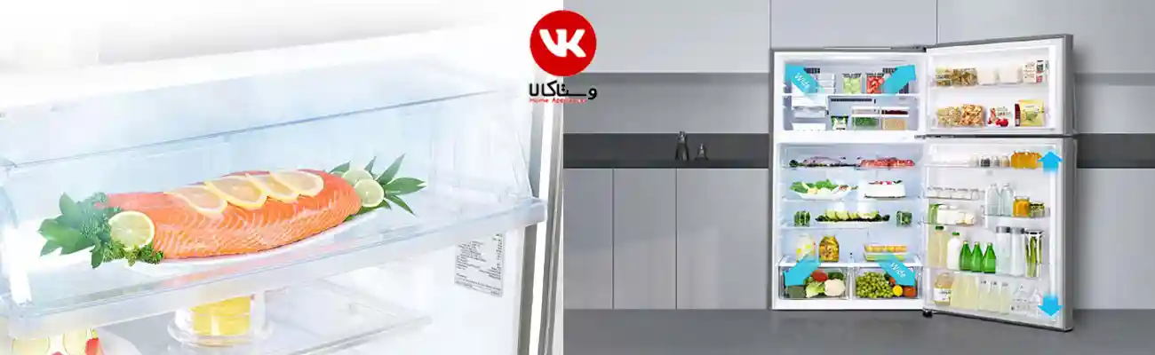 یخچال بالا پایین ال جی مدل 832