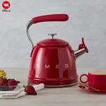 کتری روگازی قرمز اسمگ با ظرفیت 10 فنجان