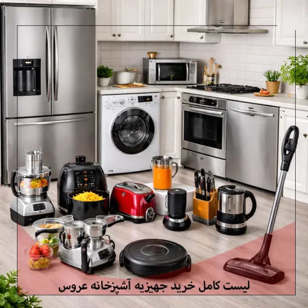 لیست کامل وسایل ضروری جهیزیه آشپزخانه عروس