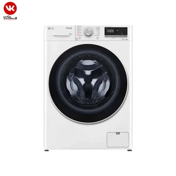 ماشین لباسشویی ال جی 9 کیلوگرم V5 نمای جلو