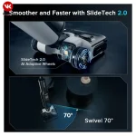 طراحی مدرن جارو و بخارشوی روبوراک A30 Pro Steam Combo