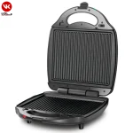 صفحه شیاردار گریل برقی ساندویچ ساز بلک اند دکر 4130 مناسب برای کباب کردن گوشت، مرغ و همبرگر