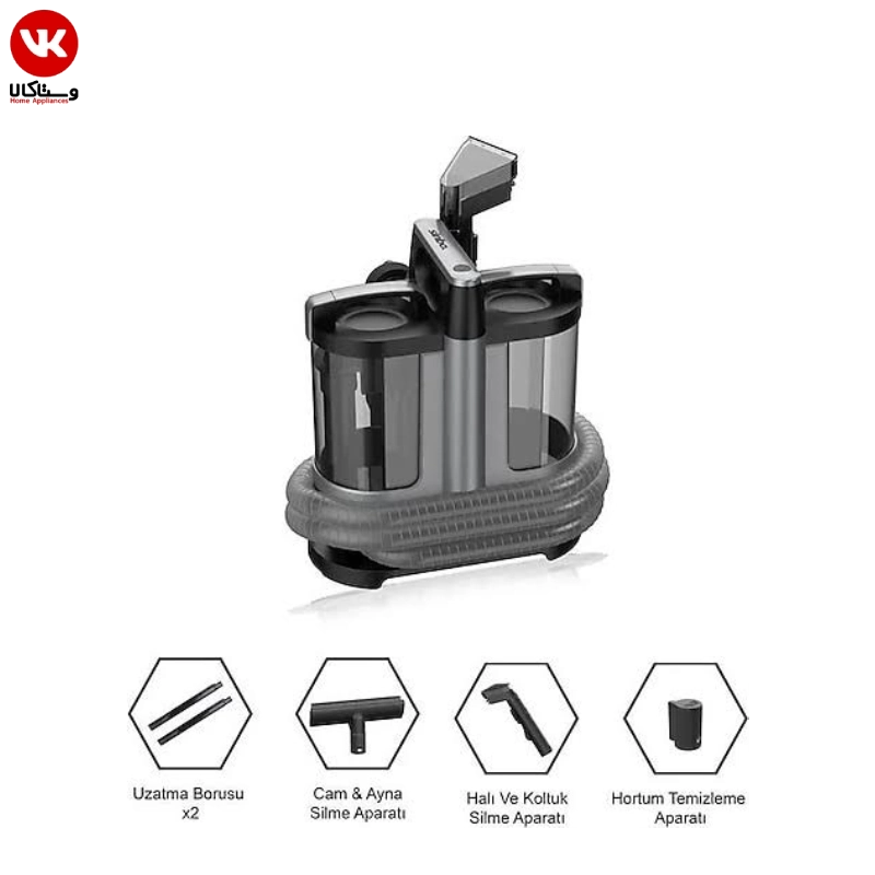 فرش شوی و مبل شوی سه کاره سینبو مدل Sinbo SCC 7602 دستگاه سینبو سه کاره 7602 با قابلیت فرش شوی، مبل شوی و جاروبرقی