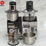 خردکن دیجیتال کاراجا با دو ظرف 3 لیتری شیشه ای و استیل